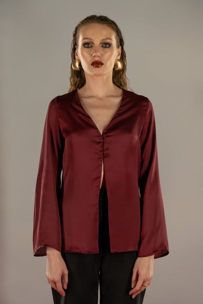 Blusa Vampirella Burgundy